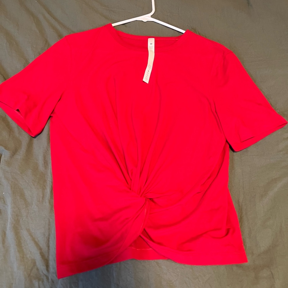 Lululemon Crescent Tie Tshirt